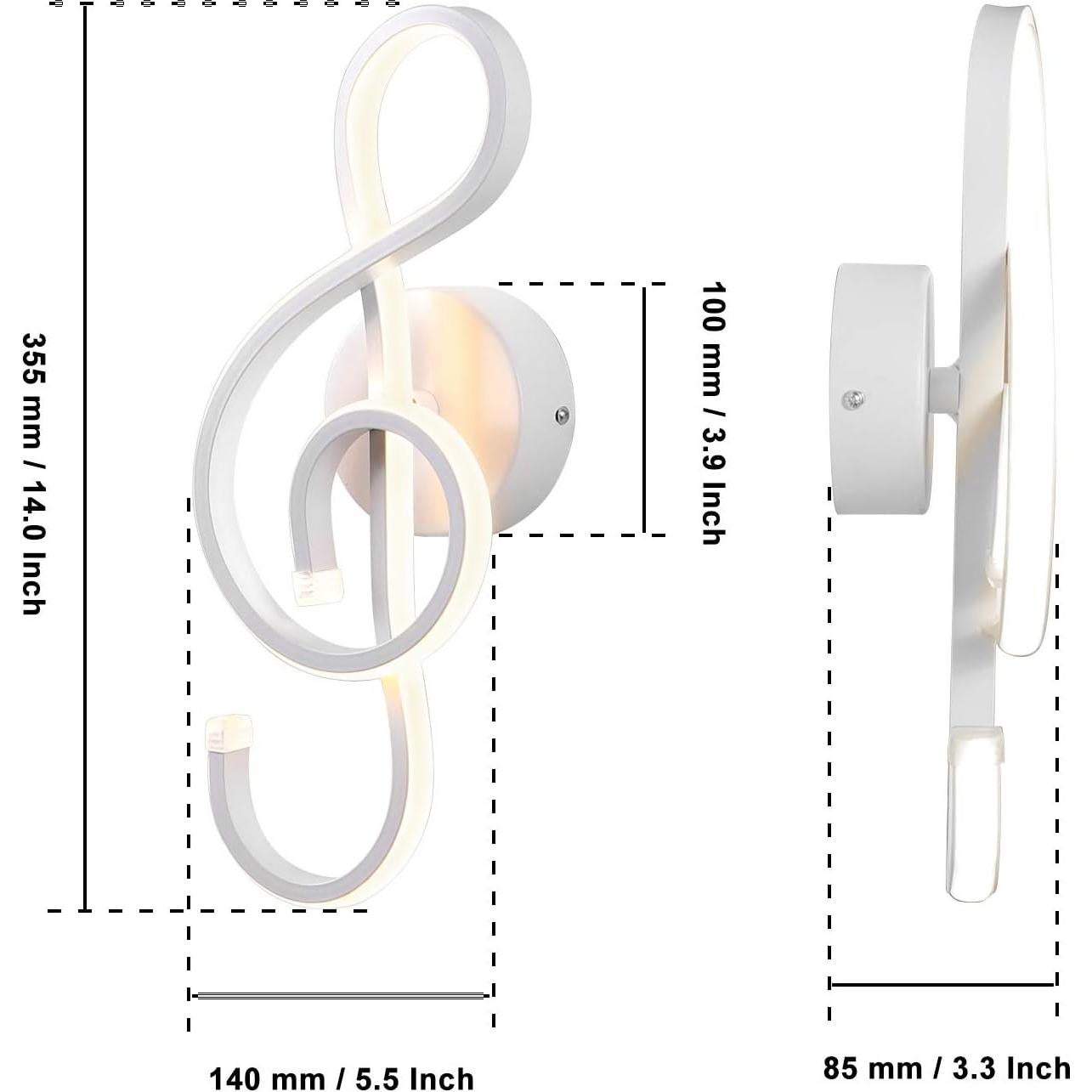 Lámpara de Pared LED KAWELL 22W Blanco Cálido 3000K