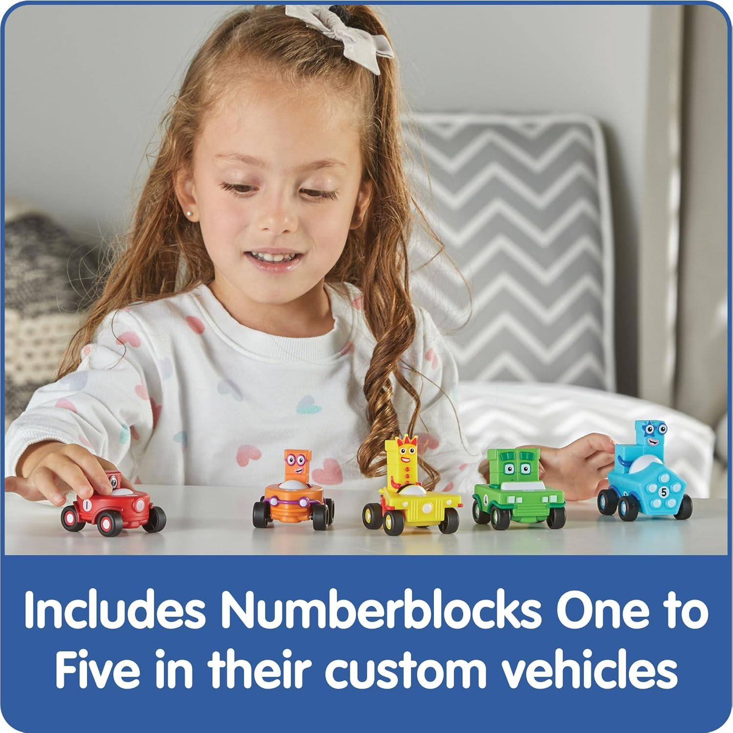 Vehículos mini Numberblocks hand2mind - Juguetes educativos 3 a 5 años