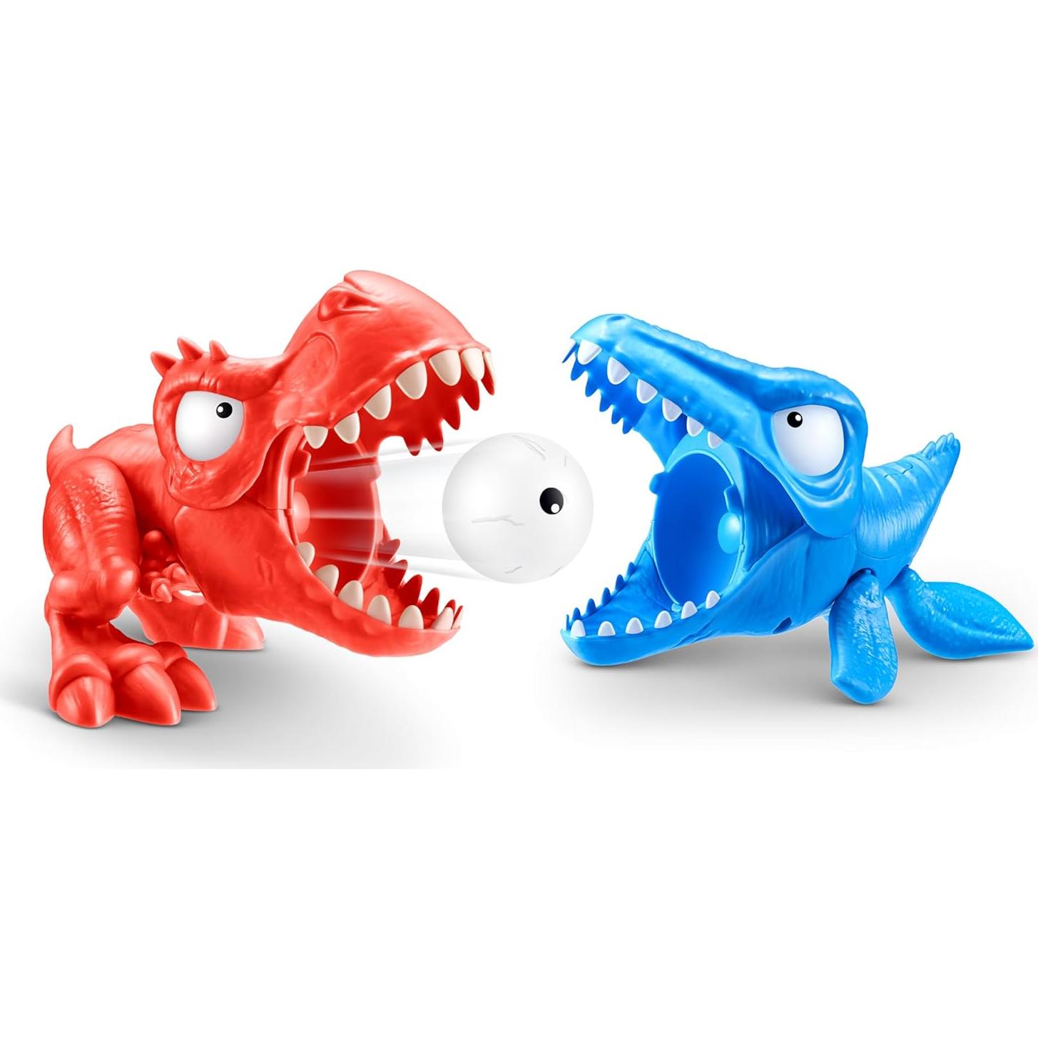 Smashers Isla Dino Mini T-Rex Batallas Playset ZURU Rojo
