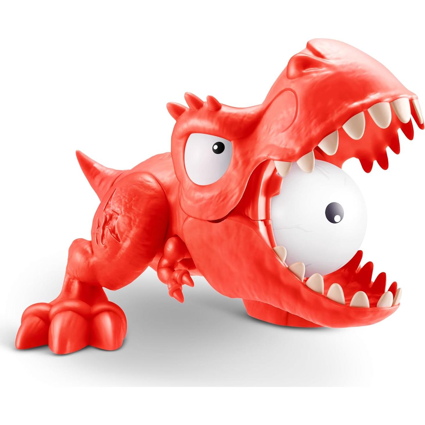 Smashers Isla Dino Mini T-Rex Batallas Playset ZURU Rojo