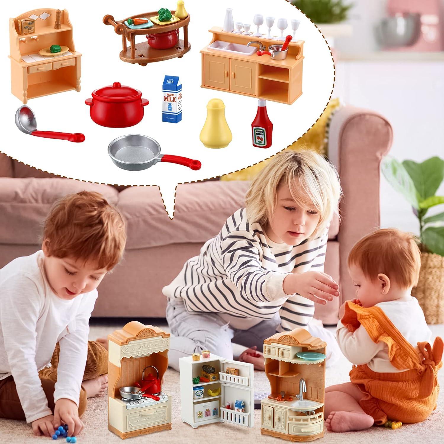 Juego de Muebles de Cocina Miniatura Chivao 43 Piezas