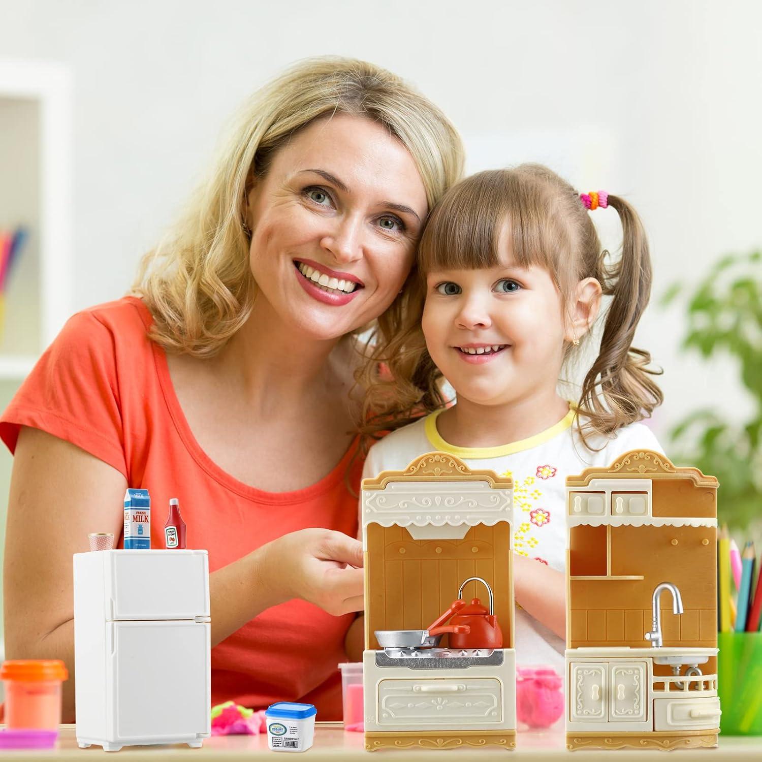 Juego de Muebles de Cocina Miniatura Chivao 43 Piezas