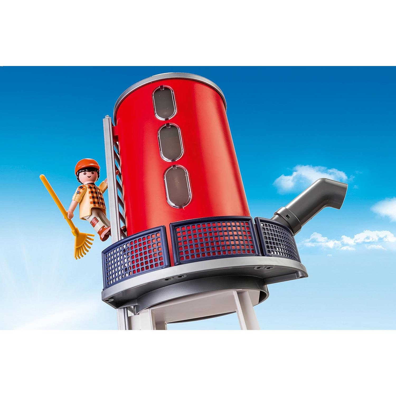 PLAYMOBIL Establo con Silo y Animales - Set 9315