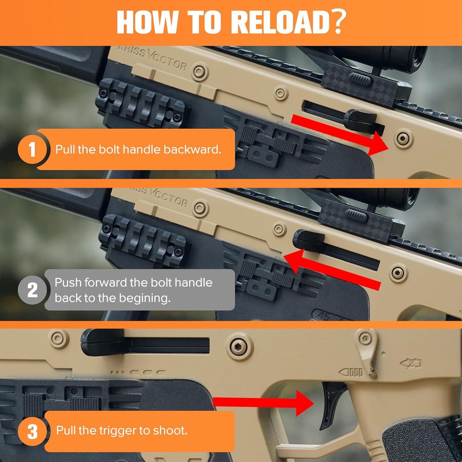 Blaster de Espuma Automático DesertVic 1.25 kg 30.48x7.62x73.66 cm