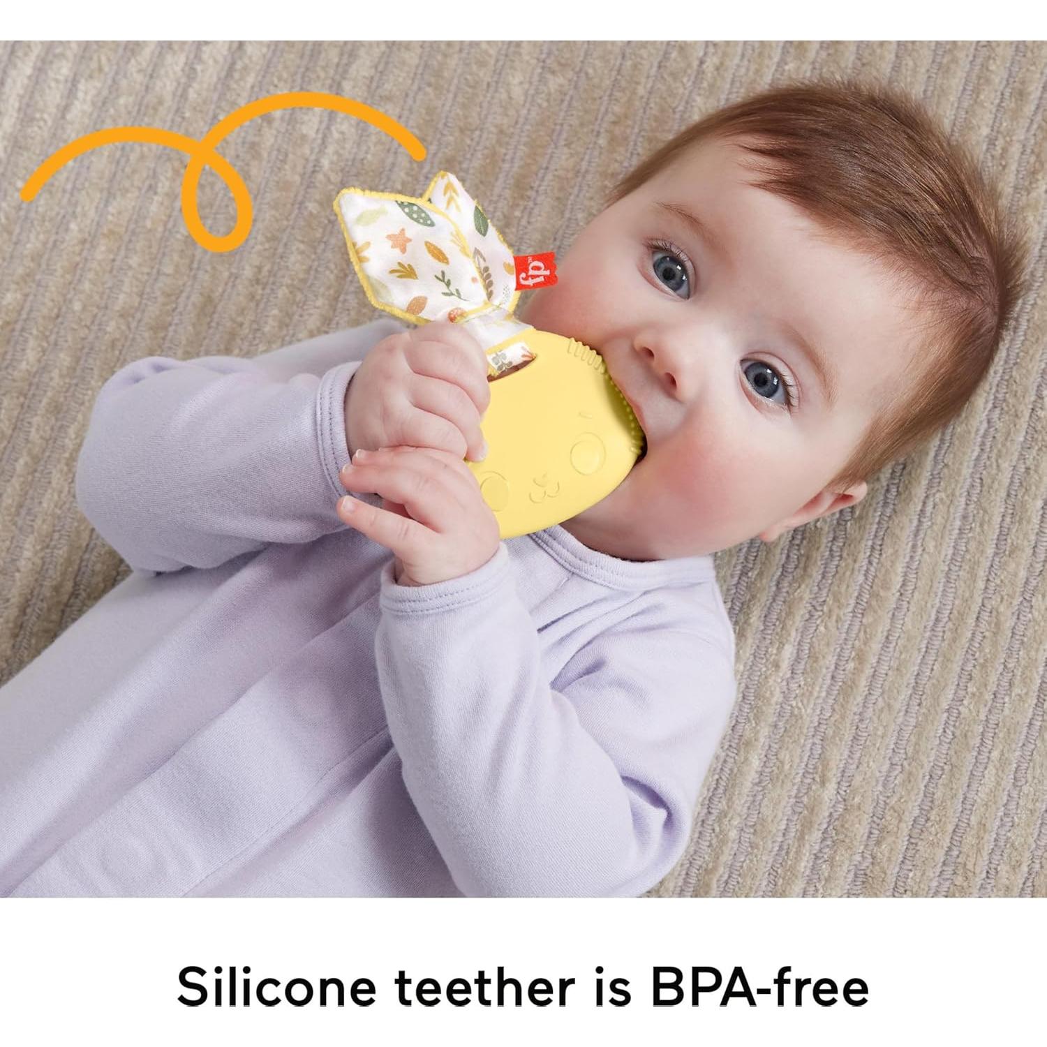 Mordedor Conejito Snuggle Fisher-Price Libre de BPA 1 Unidad