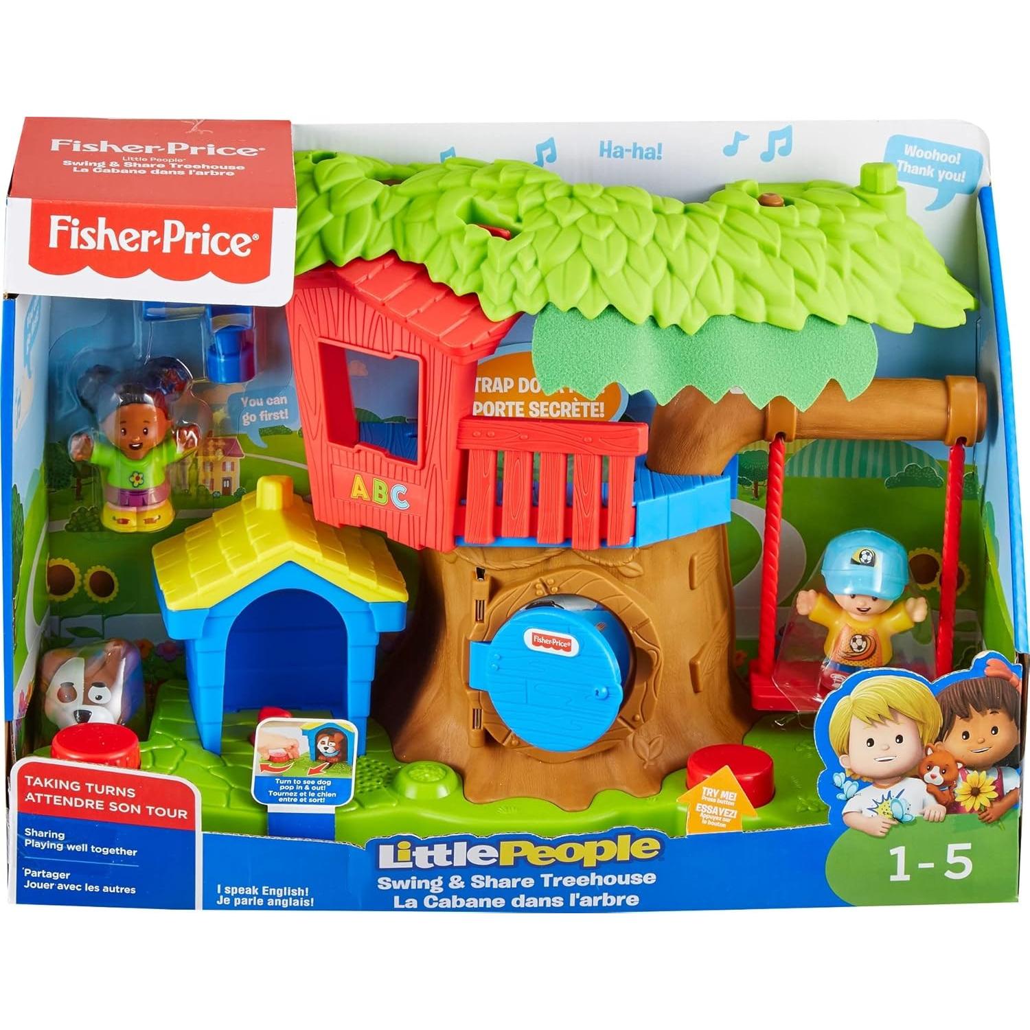 Juguete Musical Fisher-Price Casa del Árbol con Columpio