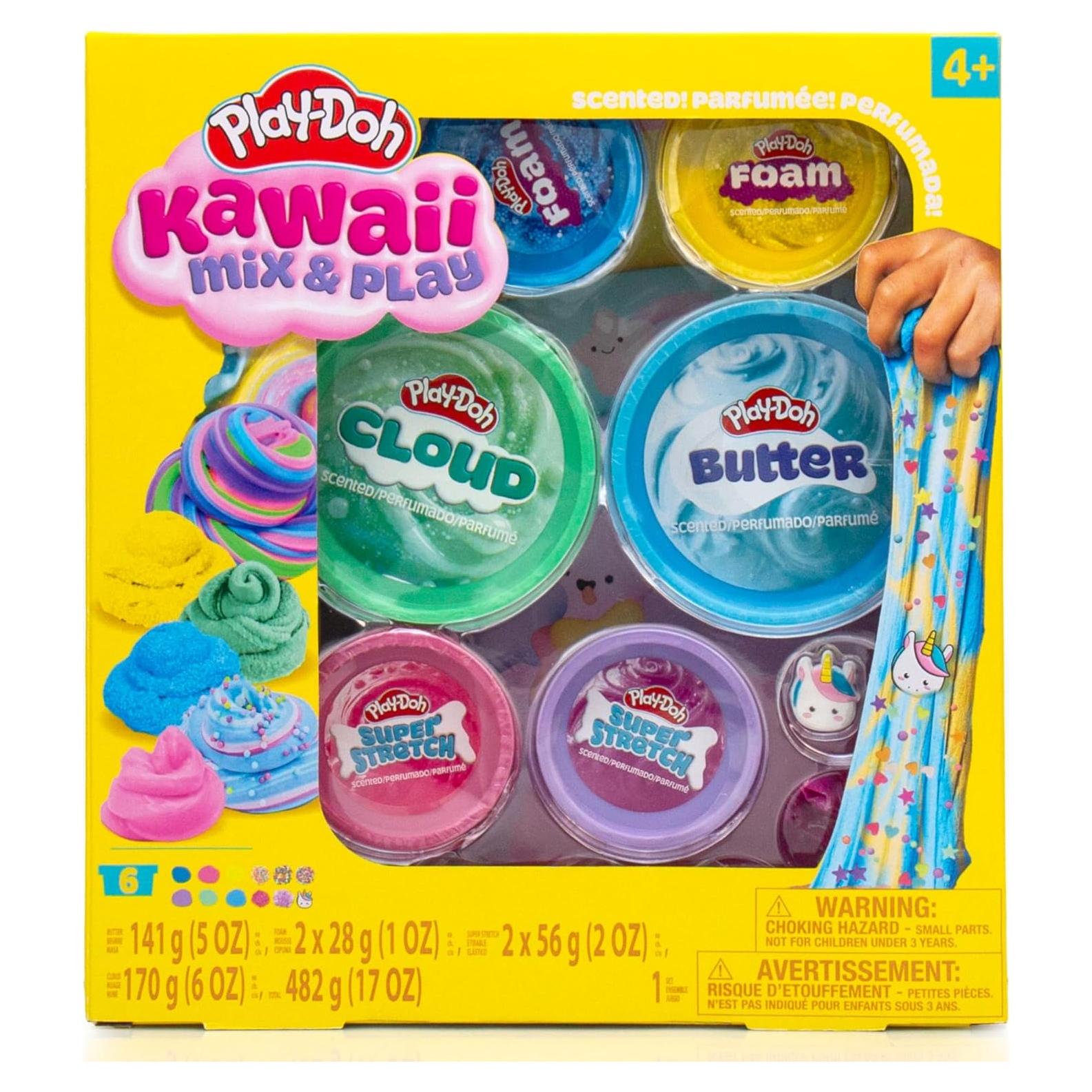 Play-Doh Kawaii Mezcla y Juego Aromatizado - 6 Latas