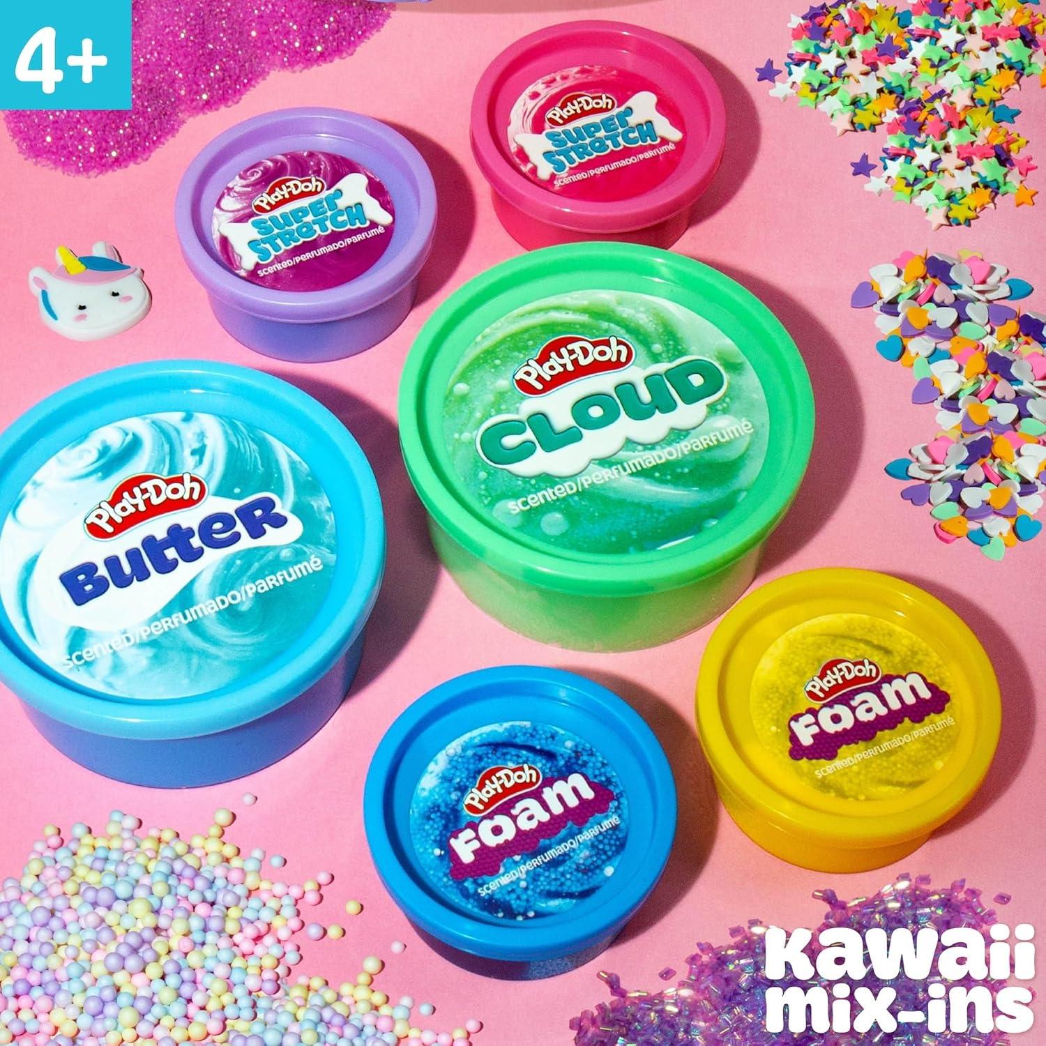Play-Doh Kawaii Mezcla y Juego Aromatizado - 6 Latas