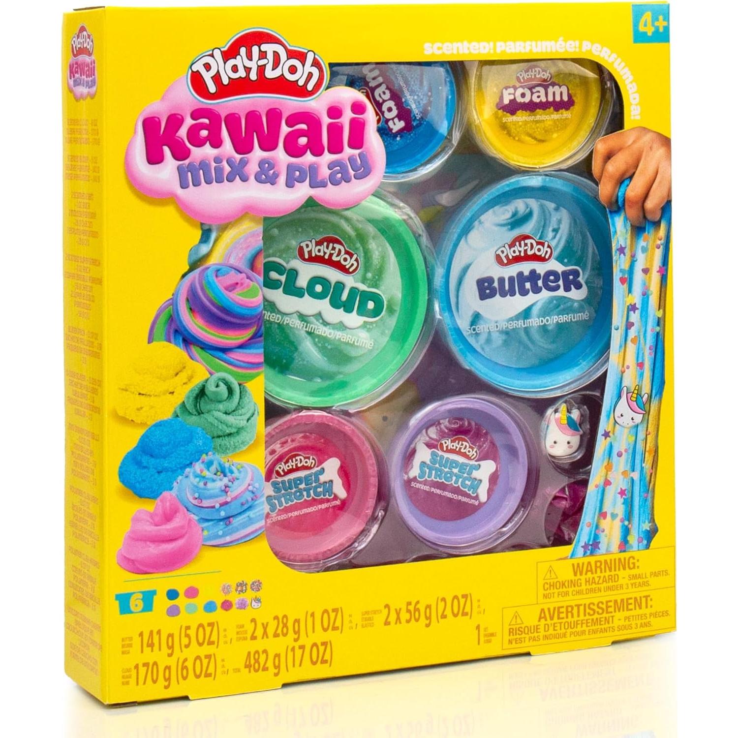 Play-Doh Kawaii Mezcla y Juego Aromatizado - 6 Latas