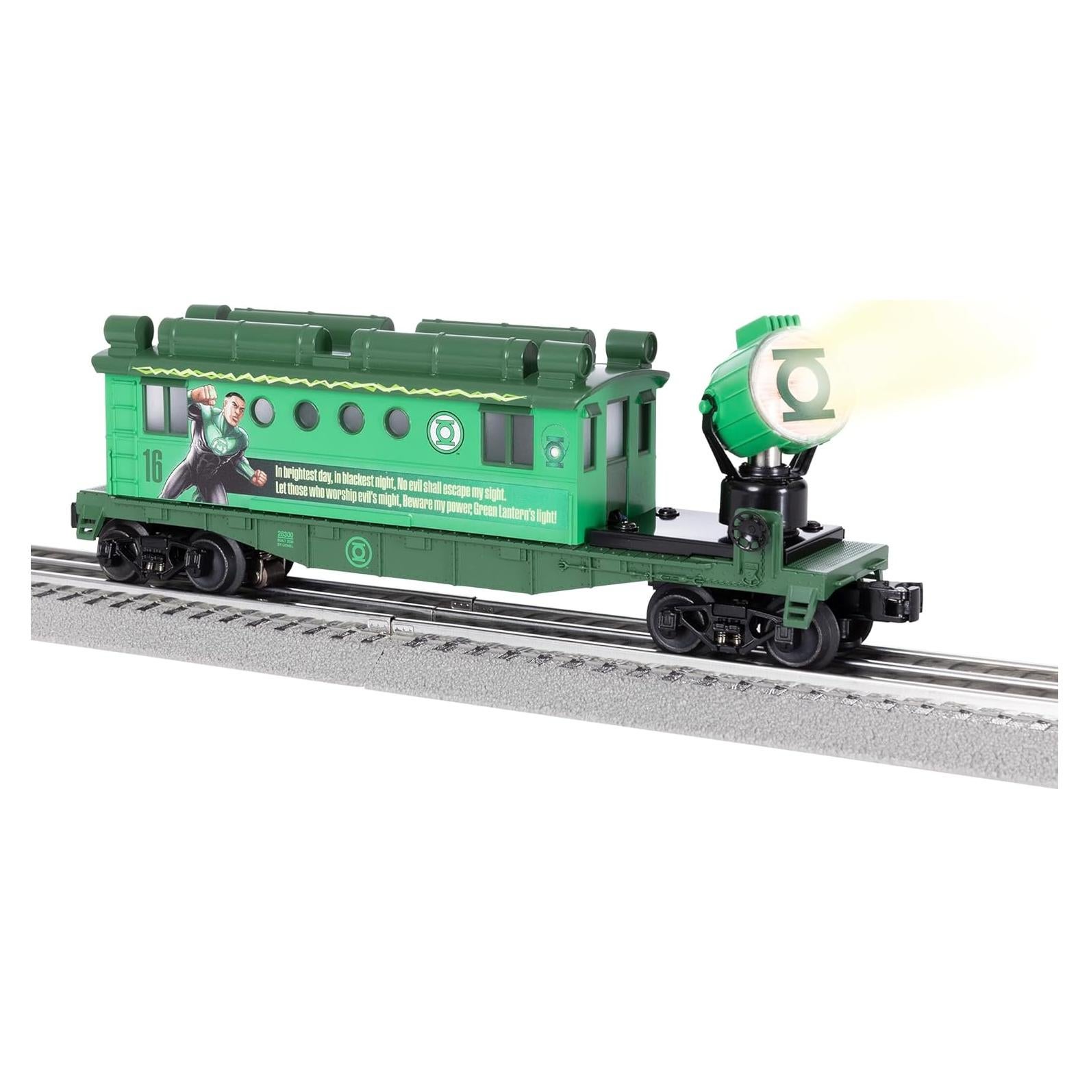 Caboose de tren O Gauge Lionel Green Lantern 27.94 cm