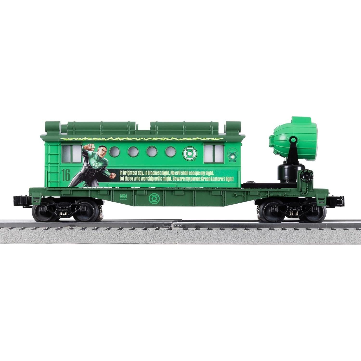 Caboose de tren O Gauge Lionel Green Lantern 27.94 cm