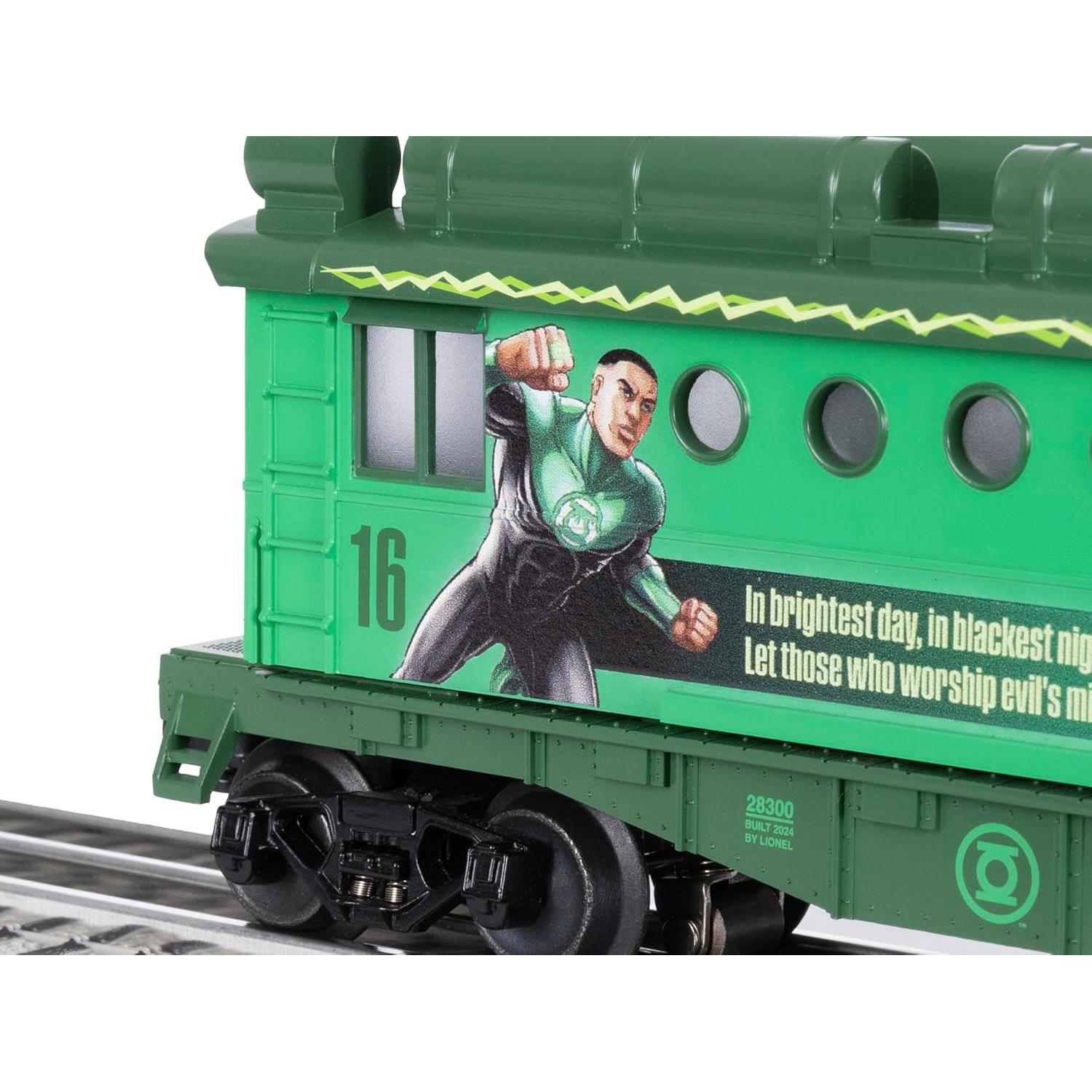 Caboose de tren O Gauge Lionel Green Lantern 27.94 cm