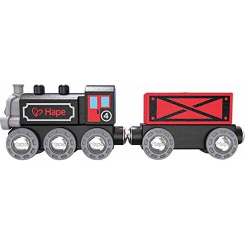 Tren de Carga de la Era del Vapor Hape - Locomotora y Vagones