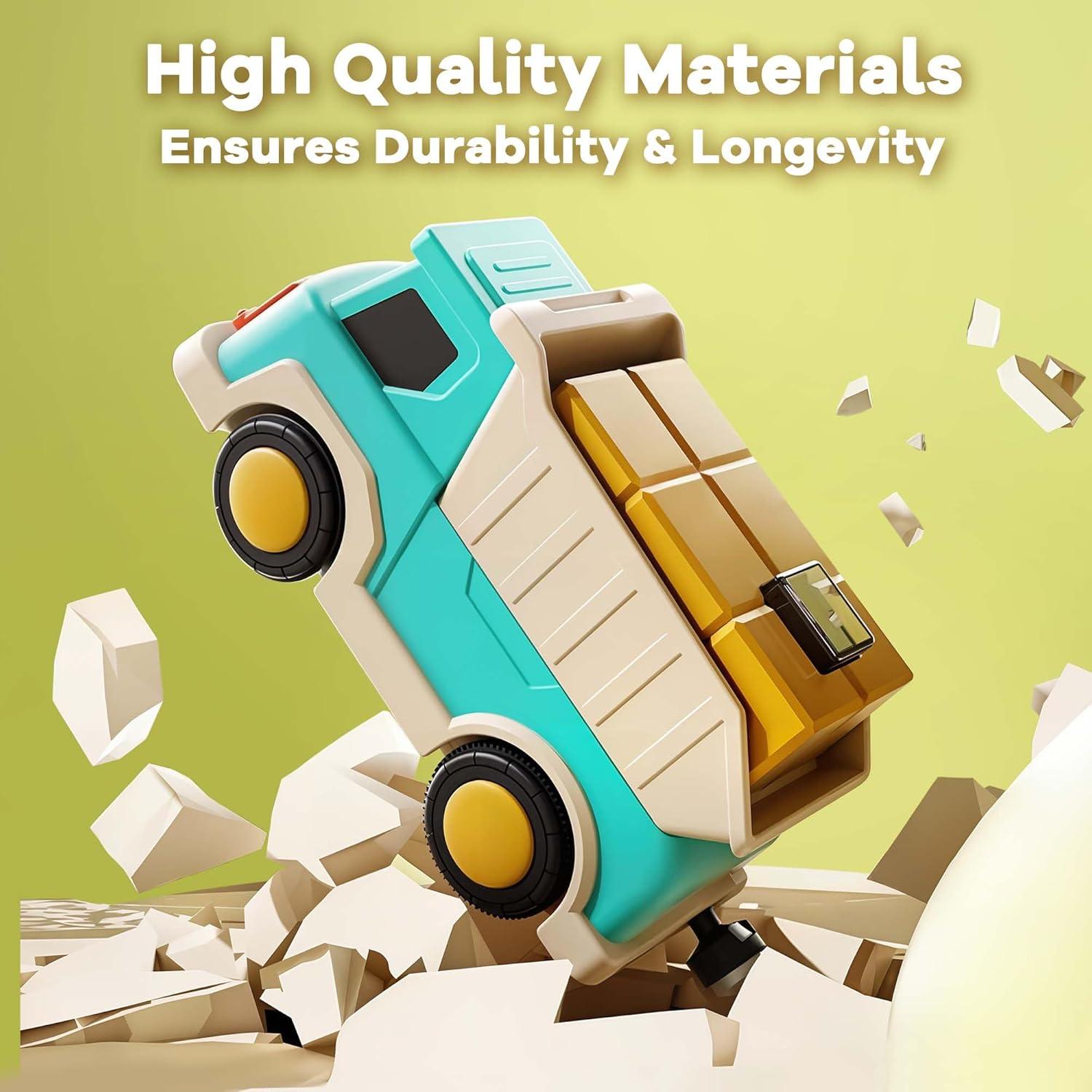 Juego de Tren Eléctrico iPlay, iLearn 62PCS para Niños 3-8 Años