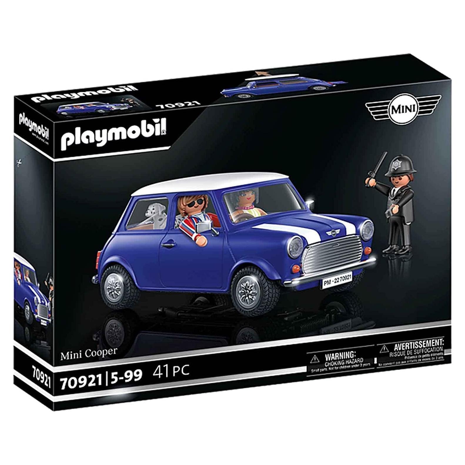 Mini Cooper PLAYMOBIL 70921 con 4 figuras y maletero