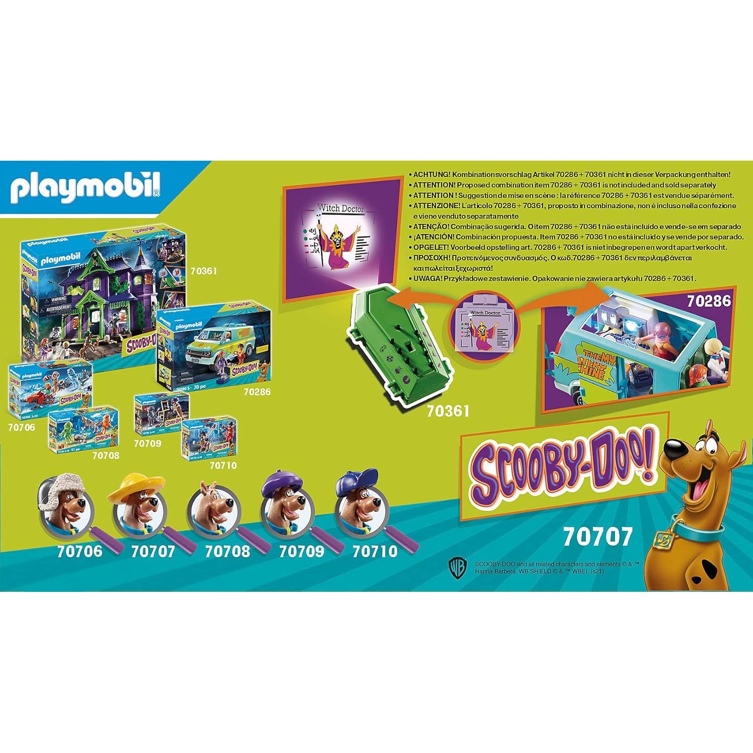 Playmobil Scooby-Doo Aventura Doctor Brujo 24.8x14.2cm