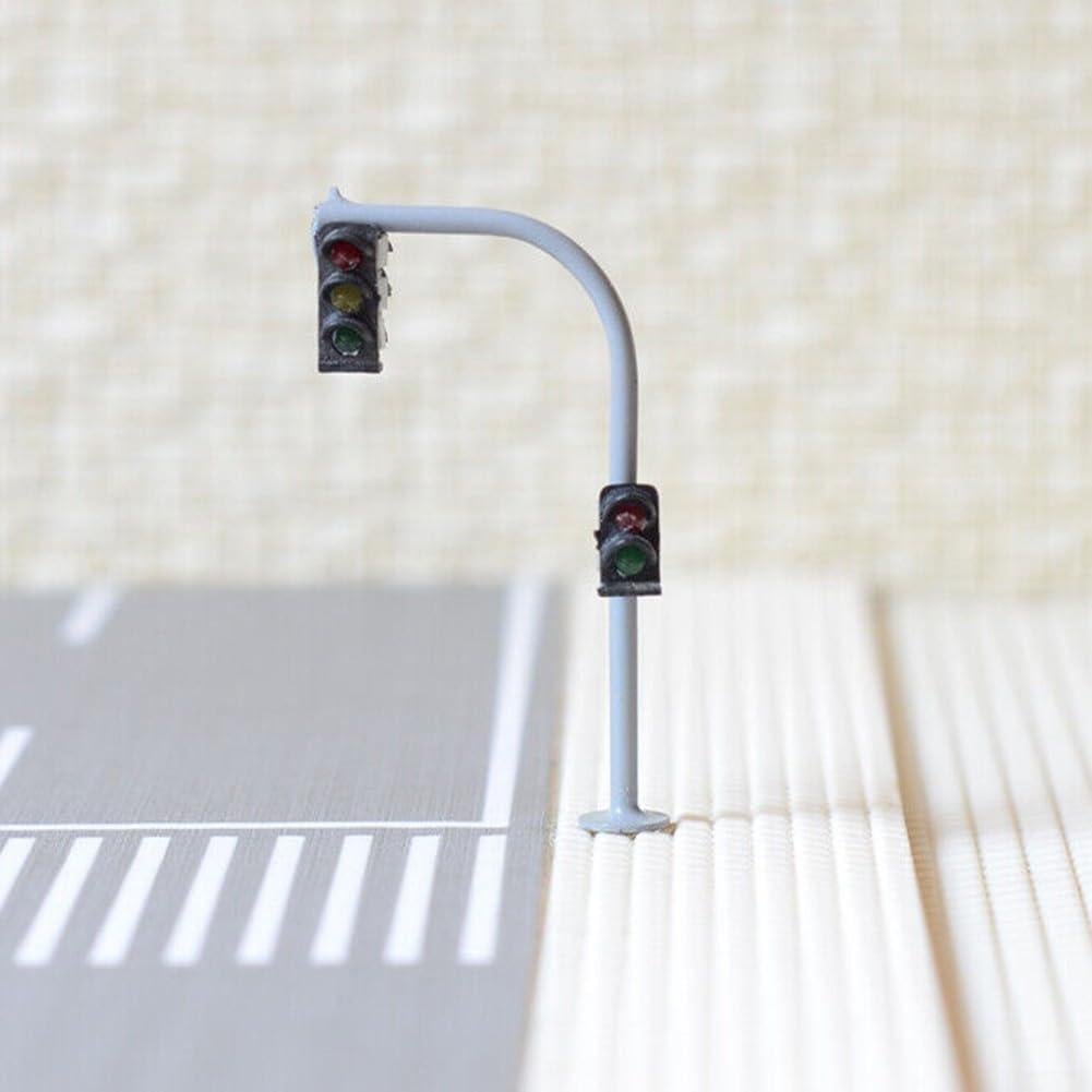 2 Semáforos LED Escala N Cloudpower 3 Luces Verde-Amarillo-Rojo