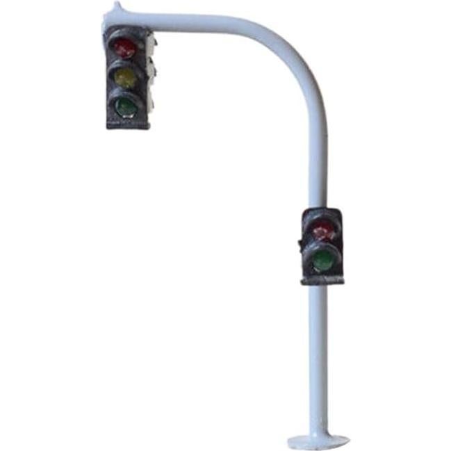 2 Semáforos LED Escala N Cloudpower 3 Luces Verde-Amarillo-Rojo