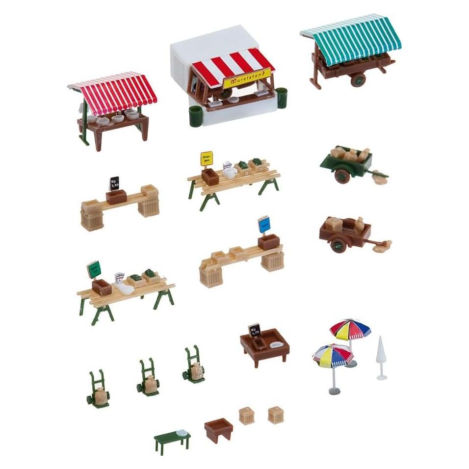 Kit de Escenografía Faller 272533 Puestos de Mercado