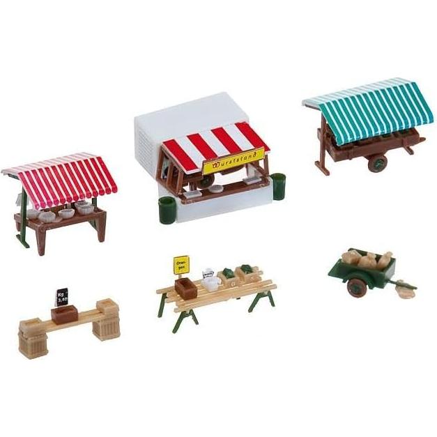 Kit de Escenografía Faller 272533 Puestos de Mercado
