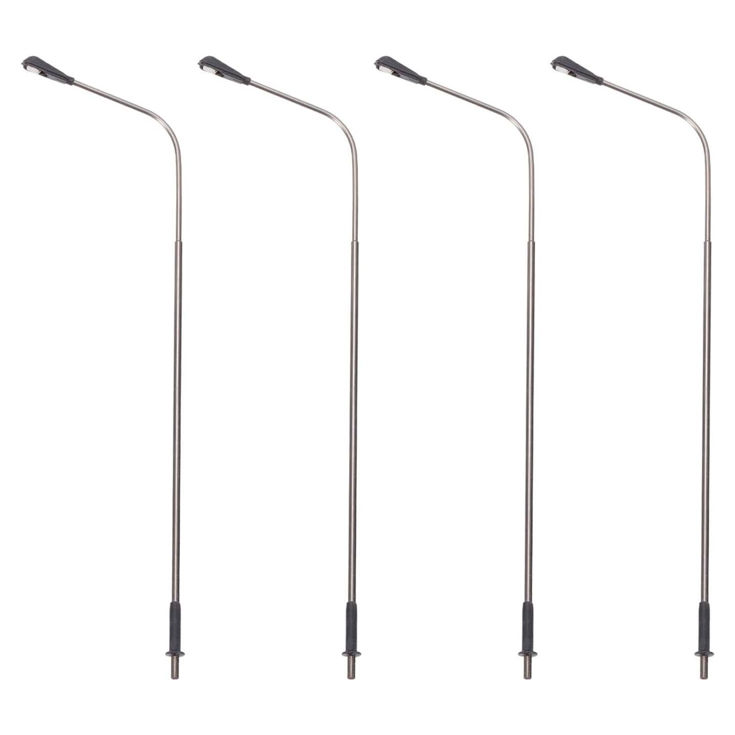 Lámpara de Poste LED MECCANIXITY 15cm 1/75 Escala Paquete de 4