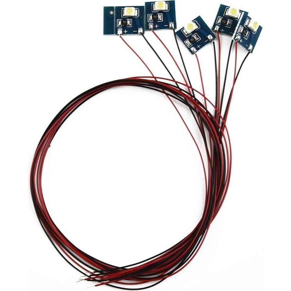 5 LEDs SMD 12V Pre-cableados para Iluminación de Edificios Modelo