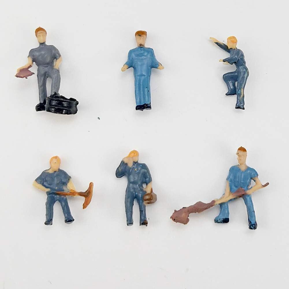 Figuras de Personas de Tren 1:87 CWBPING - 26 Piezas