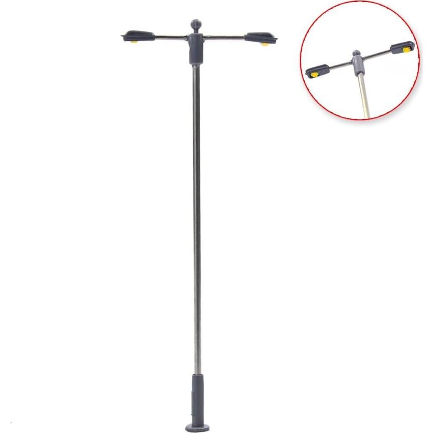 Poste de Luz Modelo Ferrocarril Evemodel LQS11 10 Pcs LEDs 3V