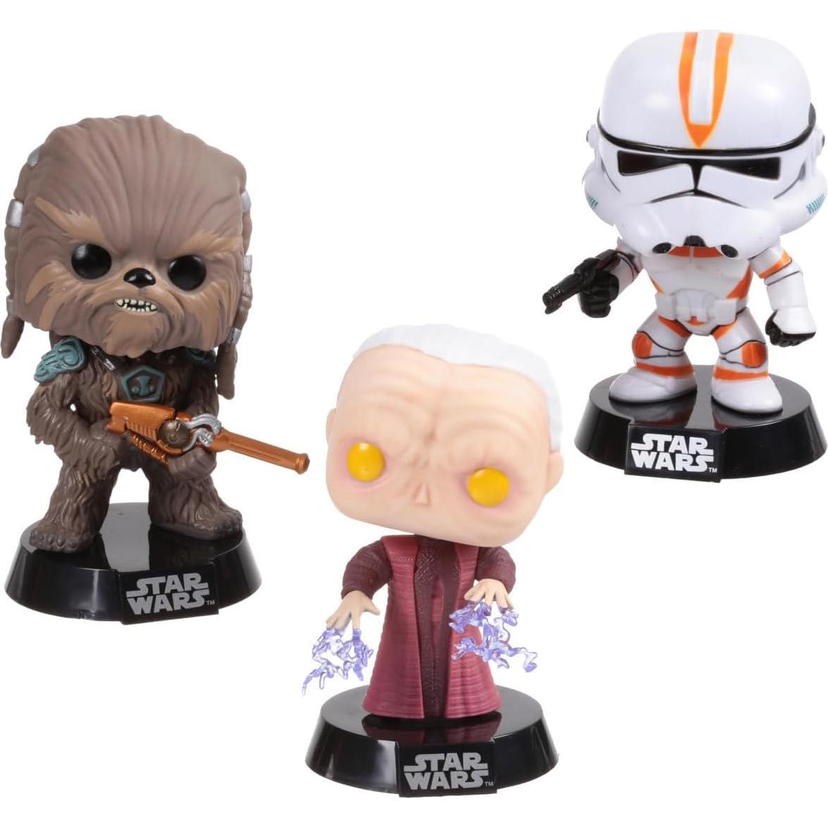 Set 3 Figuras Pop! Star Wars Tarfful Clon Trooper 10 cm