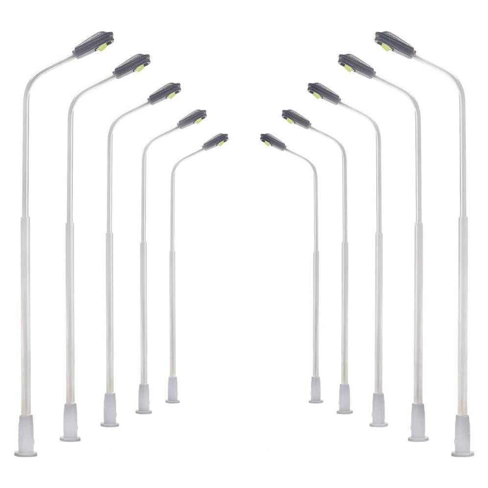 20 Faroles LED Doble para Modelos de Ferrocarril Yetaha 11cm