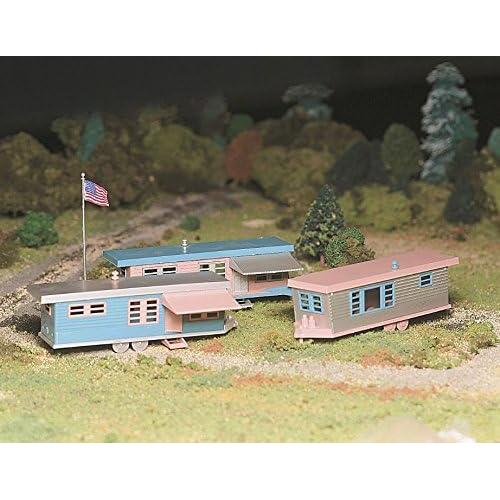 Kit Edificios Plasticville U.S.A. Bachmann - Parque de Trailers