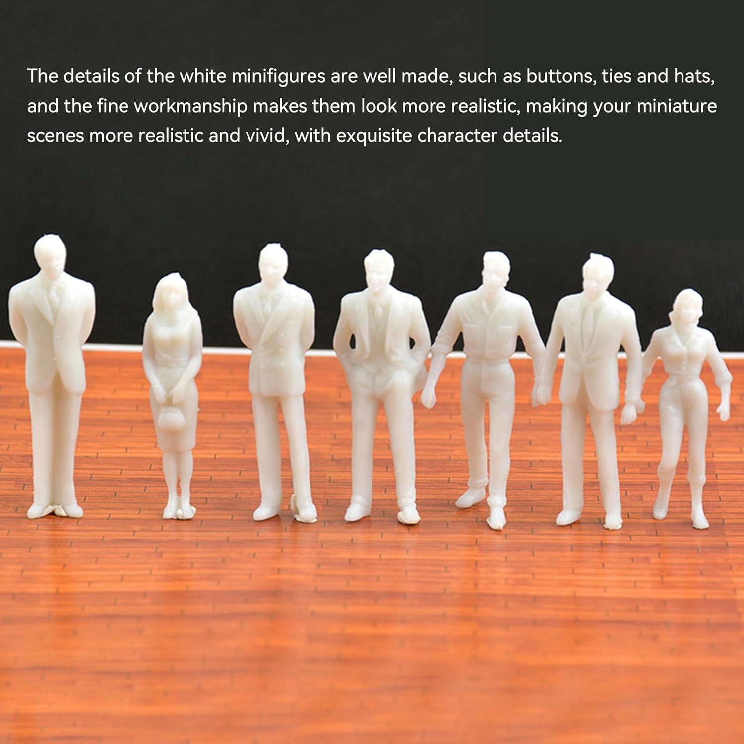 Figuras de Personas para Modelos BQLZR 100Pcs Escala 1:200