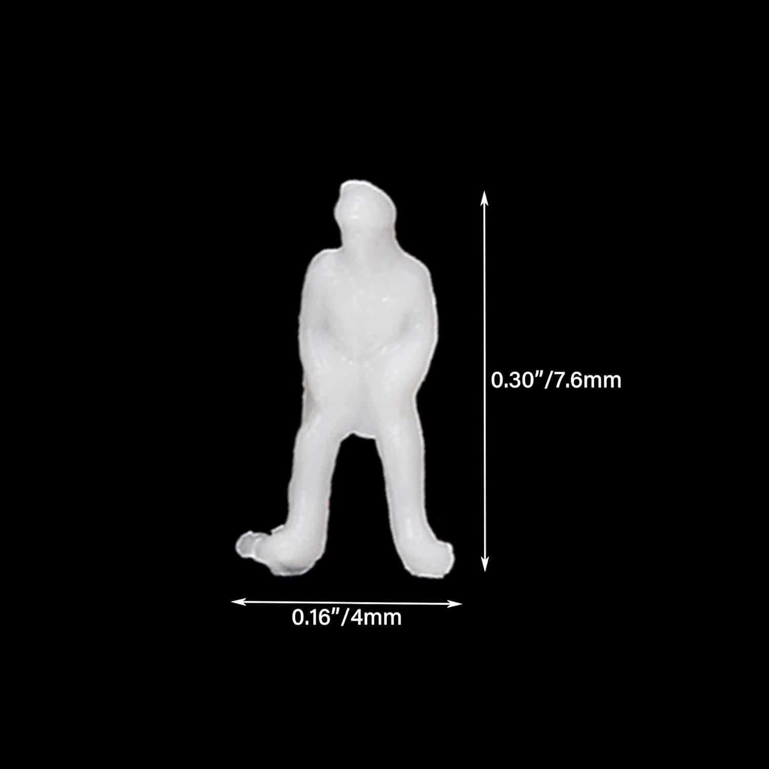 Figuras de Personas para Modelos BQLZR 100Pcs Escala 1:200