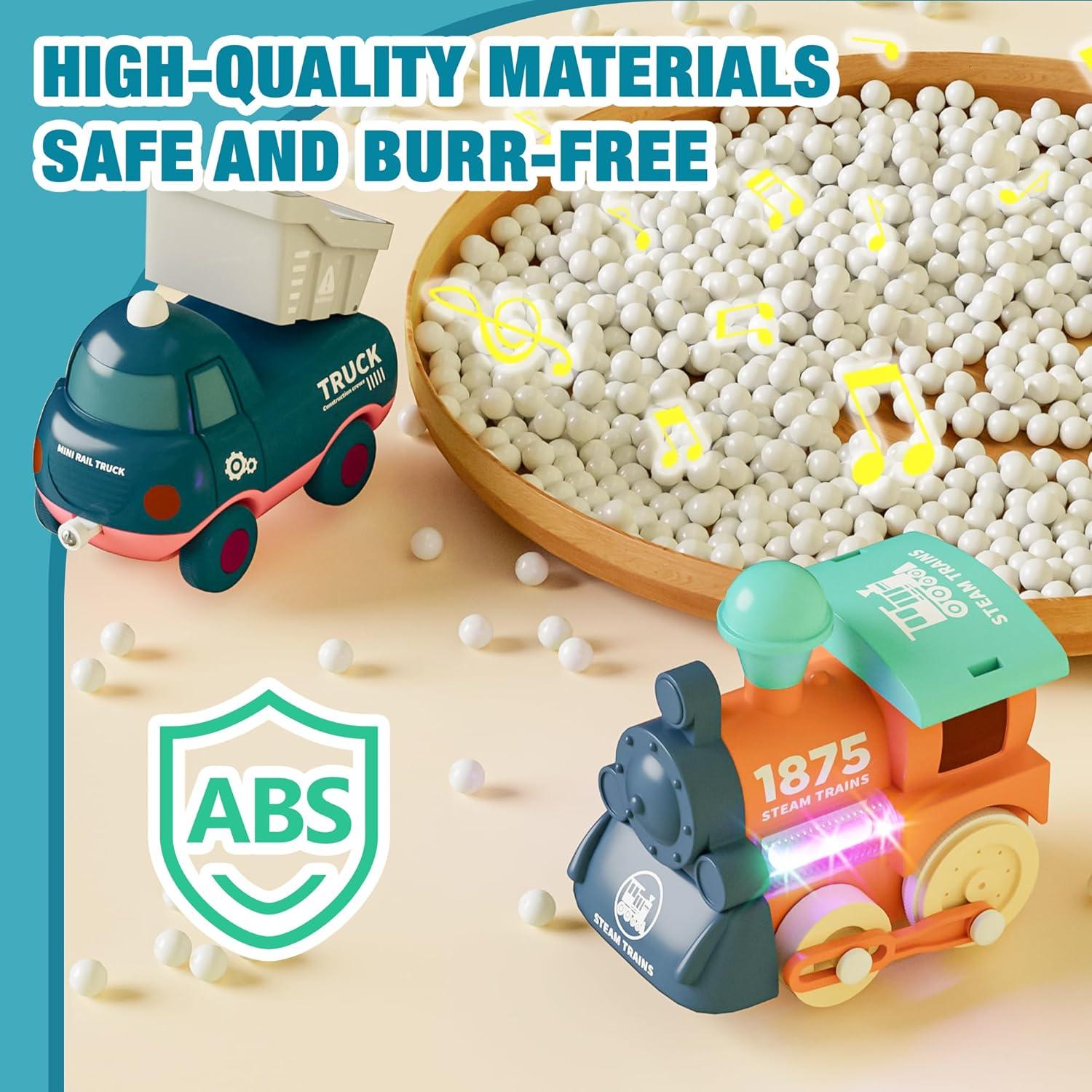 Juego de Tren Eléctrico MORECOLL 19052B con Música y Luces