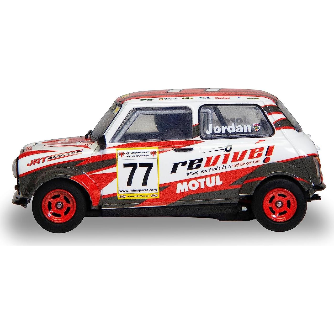 Coche Slot Scalextric Mini Miglia #77 Andrew Jordan 1:32
