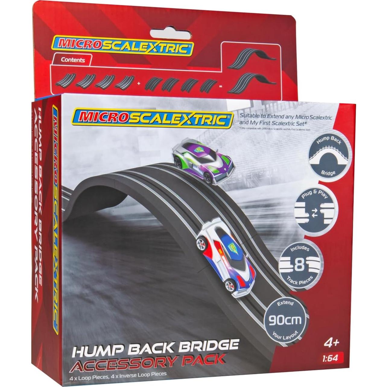 Puente Jorobado Micro Scalextric G8049 para Coches de Slot