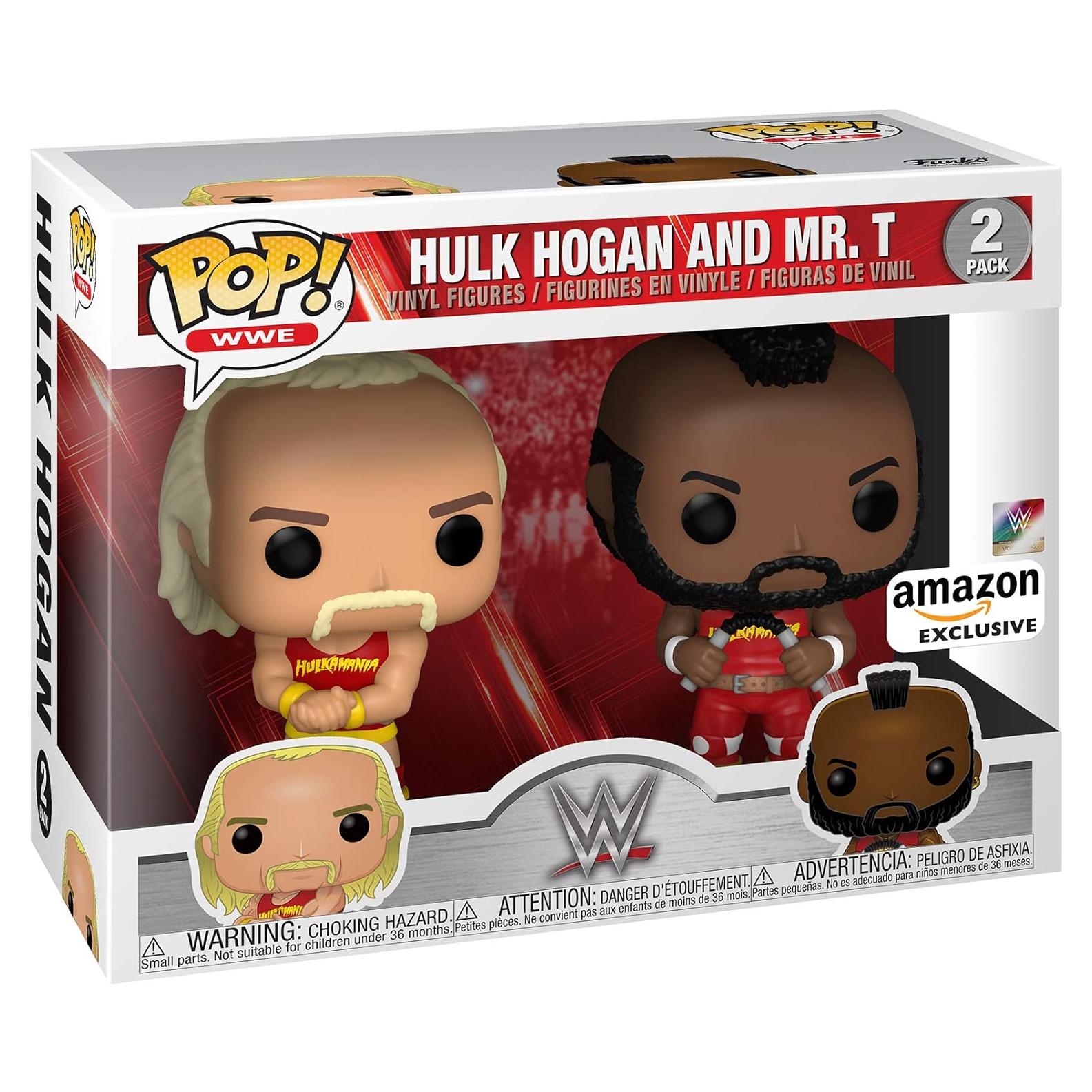 Funko Pop! WWE Hulk Hogan y Mr. T Paquete 2 Exclusivo