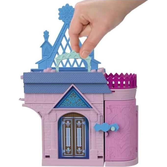 Castillo apilable Disney Frozen Mattel Anna con muñeca y Olaf