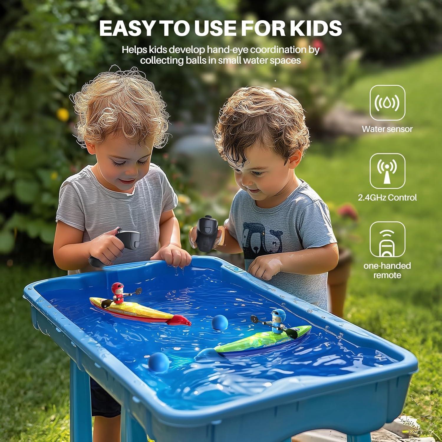 Barcos RC Kayak SYMA - Paquete de 2, 40 Min de Juego, LED