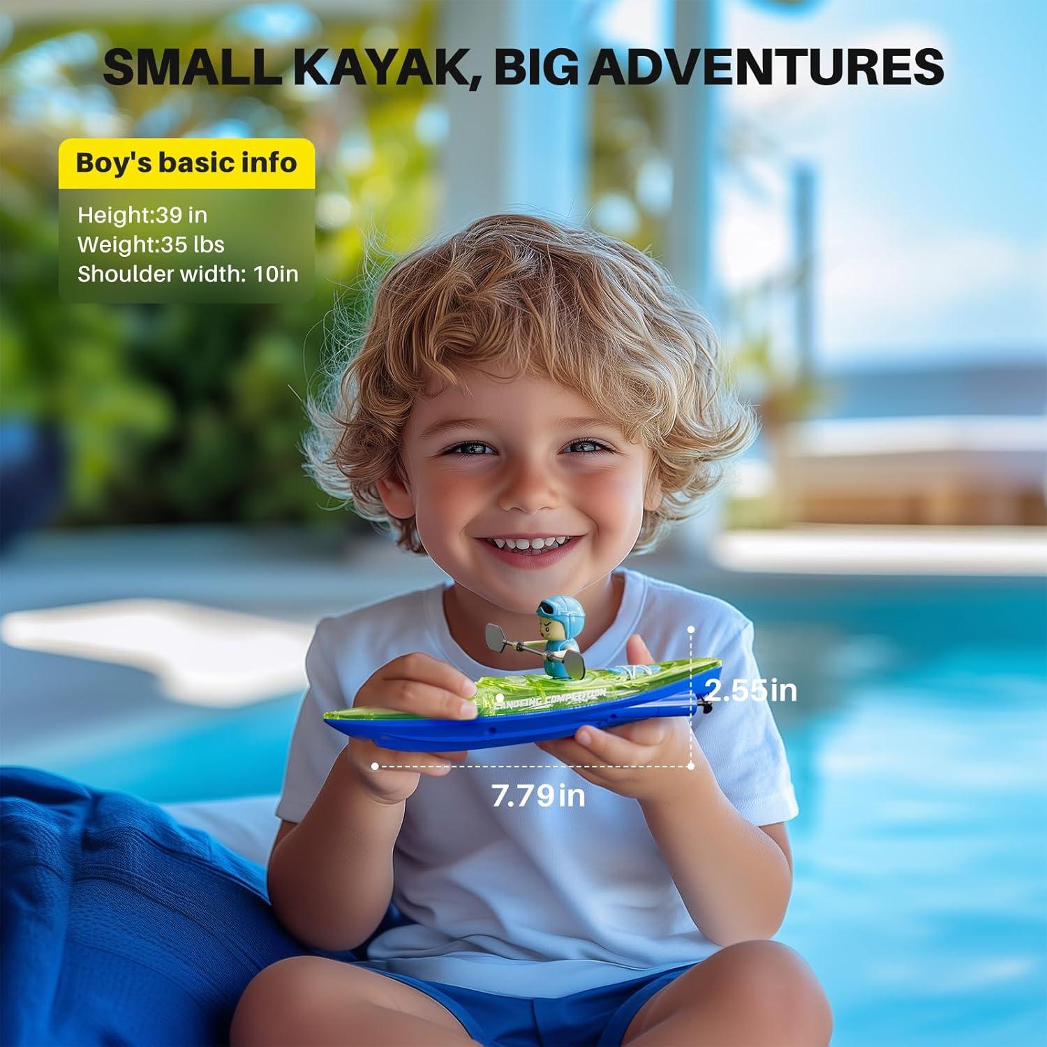 Barcos RC Kayak SYMA - Paquete de 2, 40 Min de Juego, LED