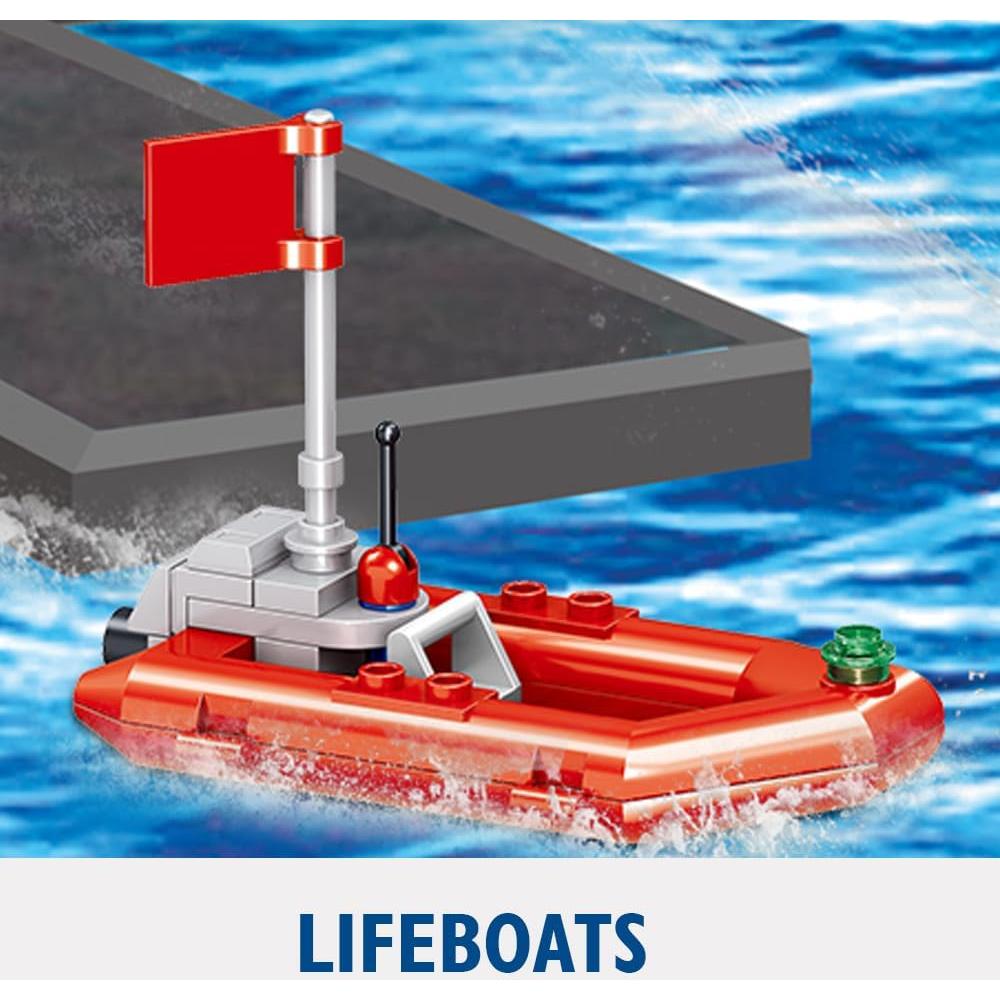 Conjunto de Bloques de Construcción Estación de Policía MindBox 800 Piezas