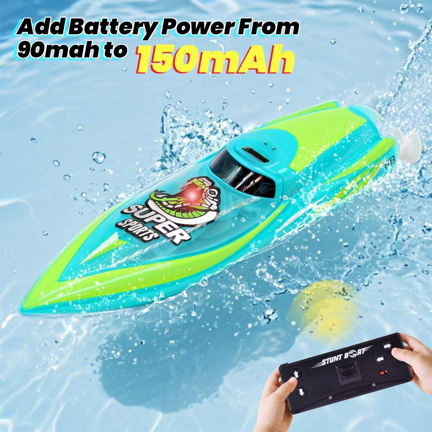 Mini Barco RC CX 3329 Control Remoto 2.4GHz Verde LED