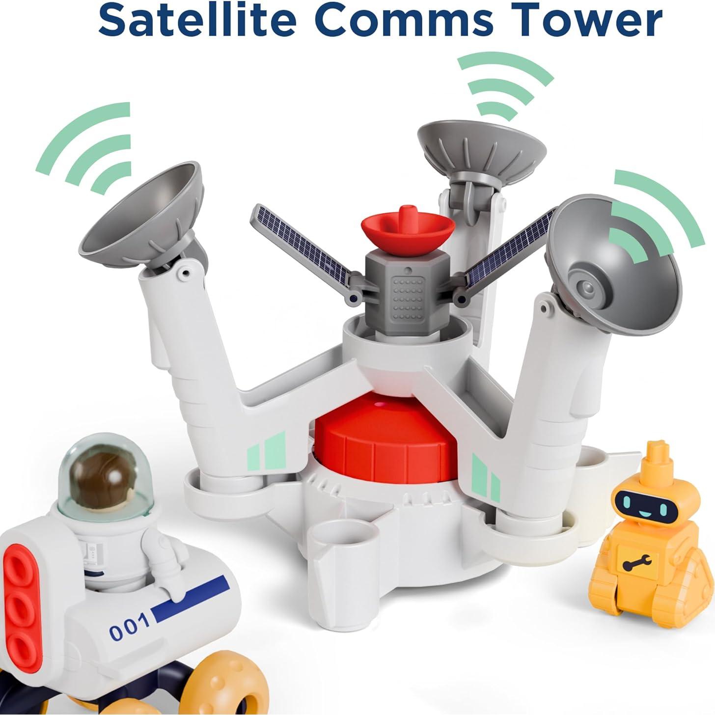 Juego de Aventura Espacial iPlay, iLearn con 2 Astronautas