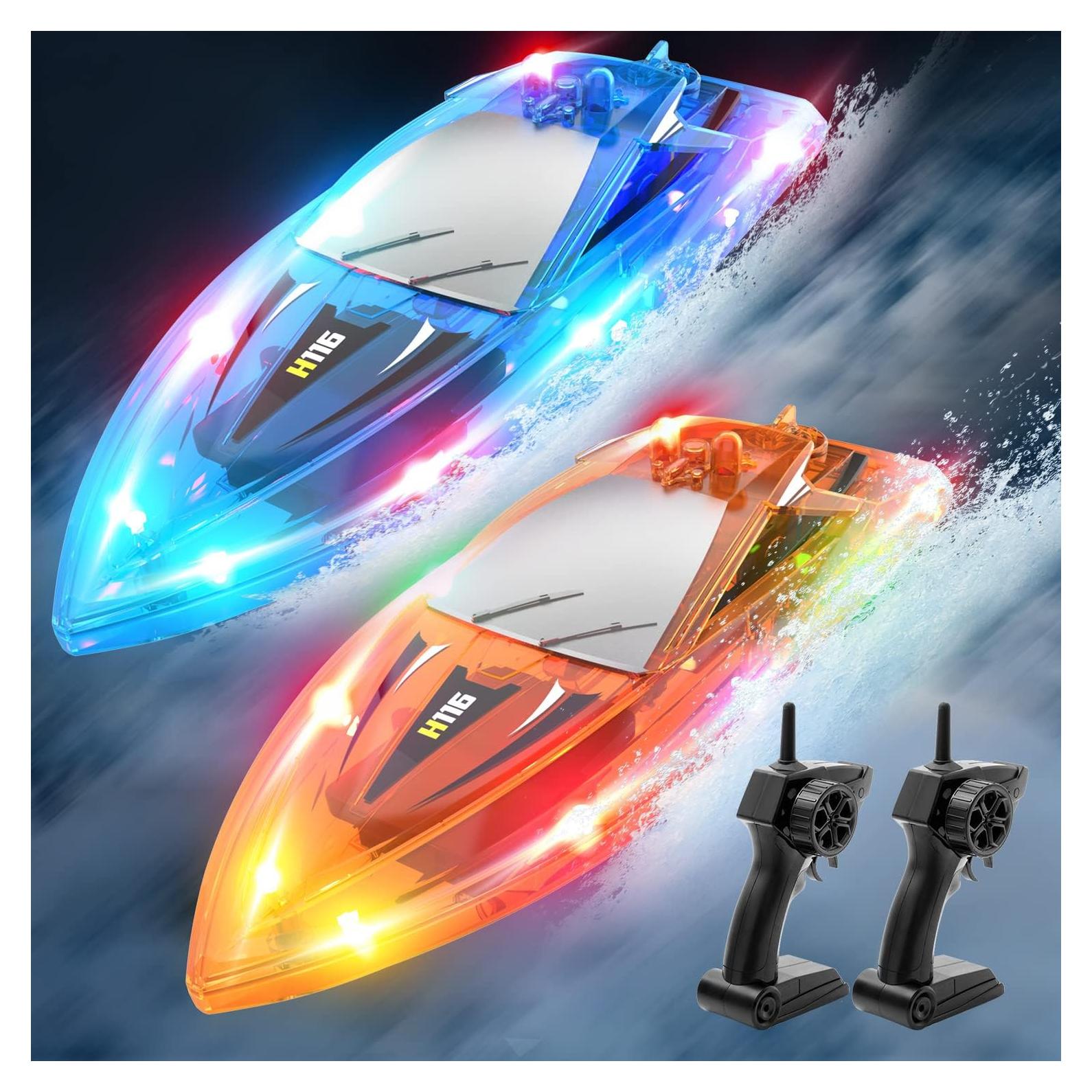 Barco de Control Remoto YEETFTC H116 LED Impermeable 2 Pack