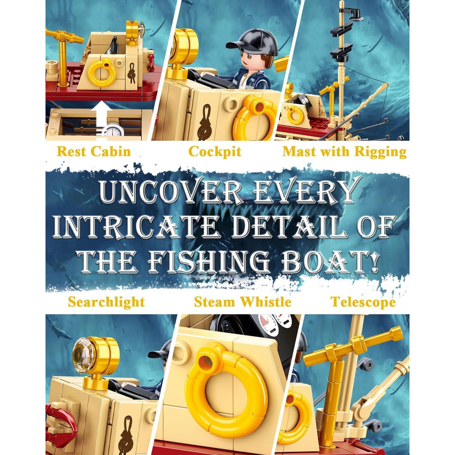 Juego de Construcción Sluban Barco de Pesca 592 PCS