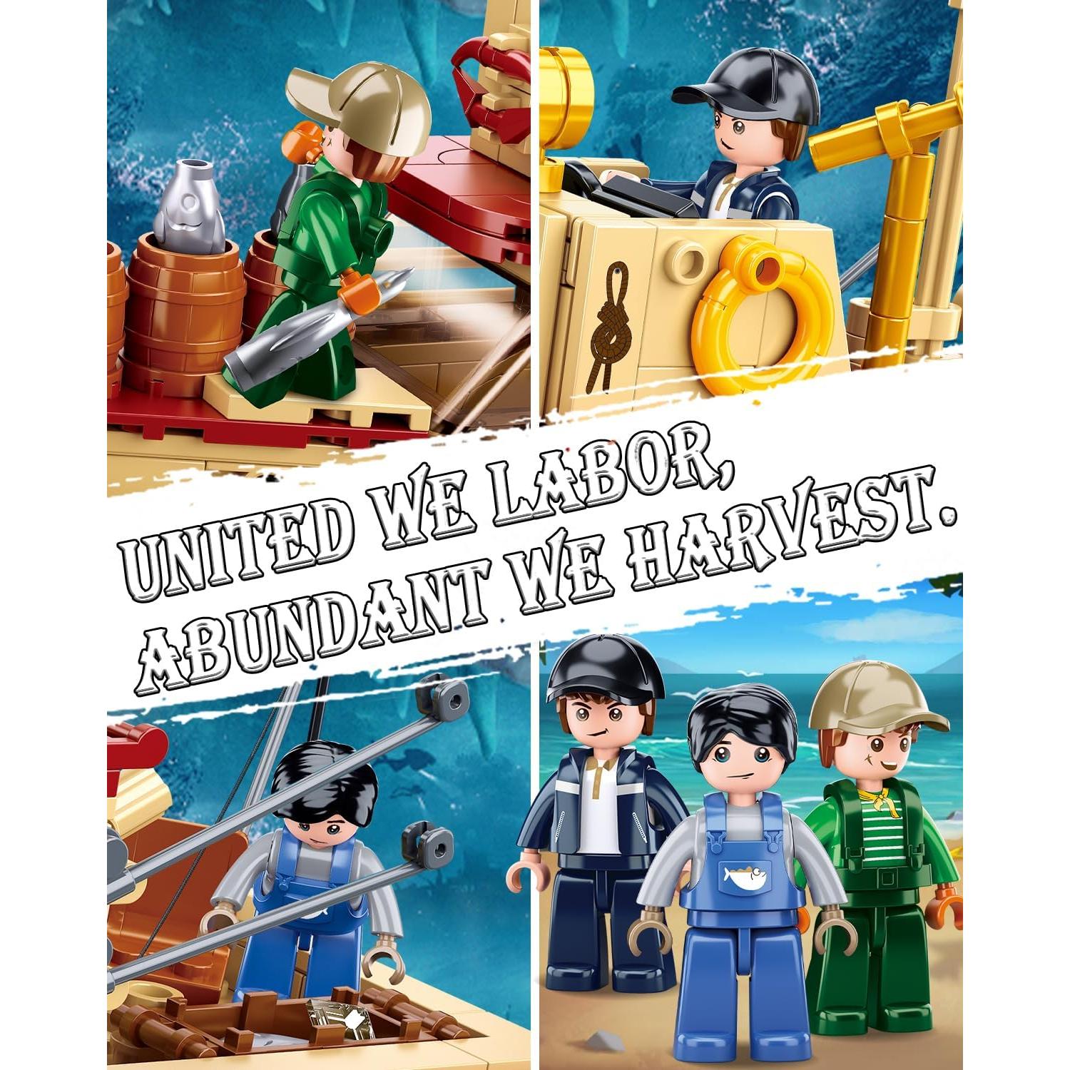 Juego de Construcción Sluban Barco de Pesca 592 PCS