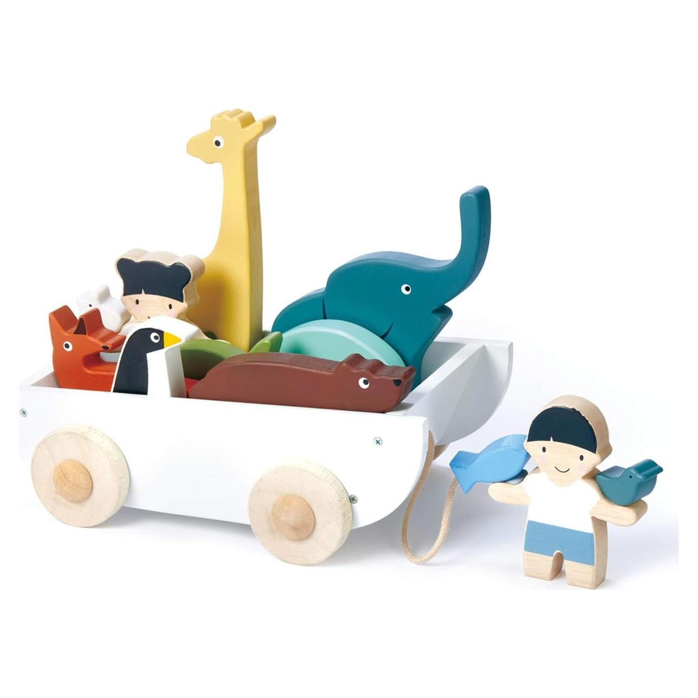 Tender Leaf Toys Barco Amigo 12 Piezas Juguete Educativo