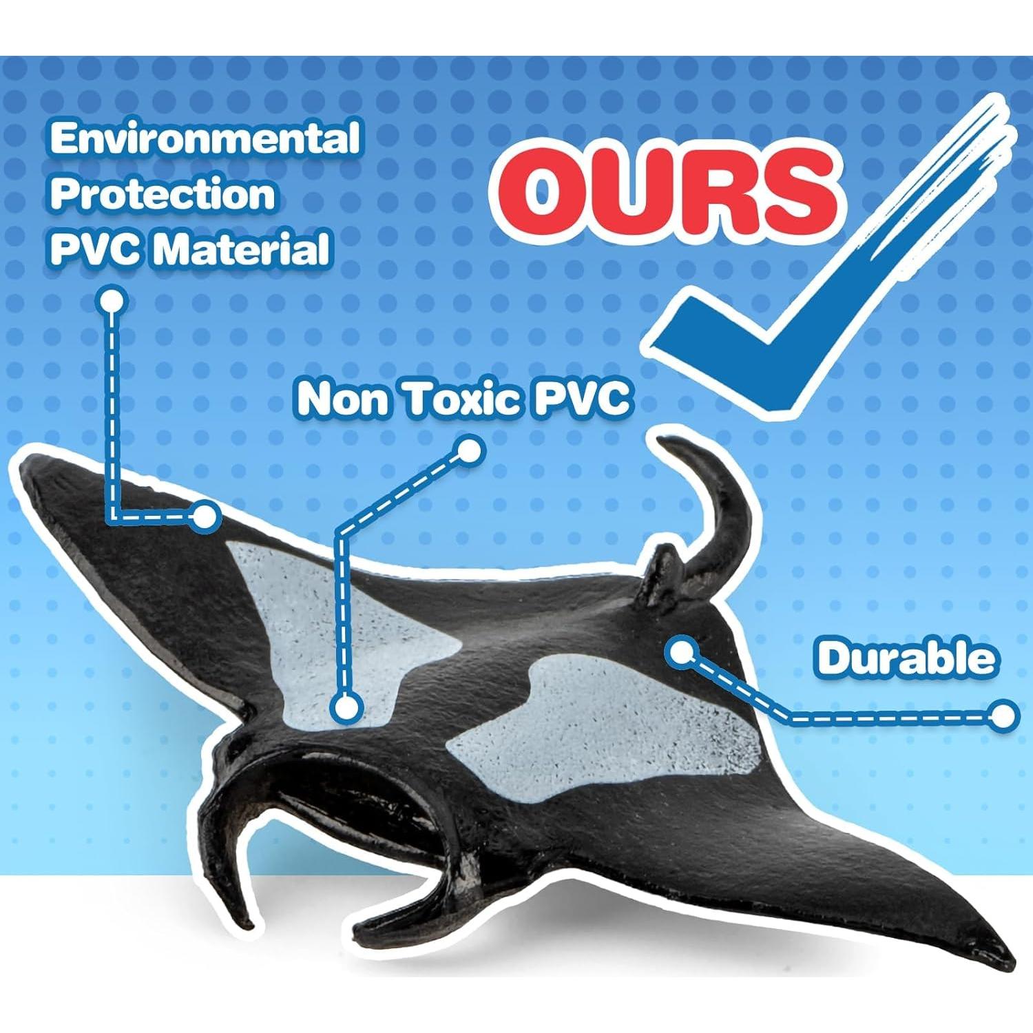 Set de Juguetes de Animales Marinos Yeonha Toys - 48 Piezas