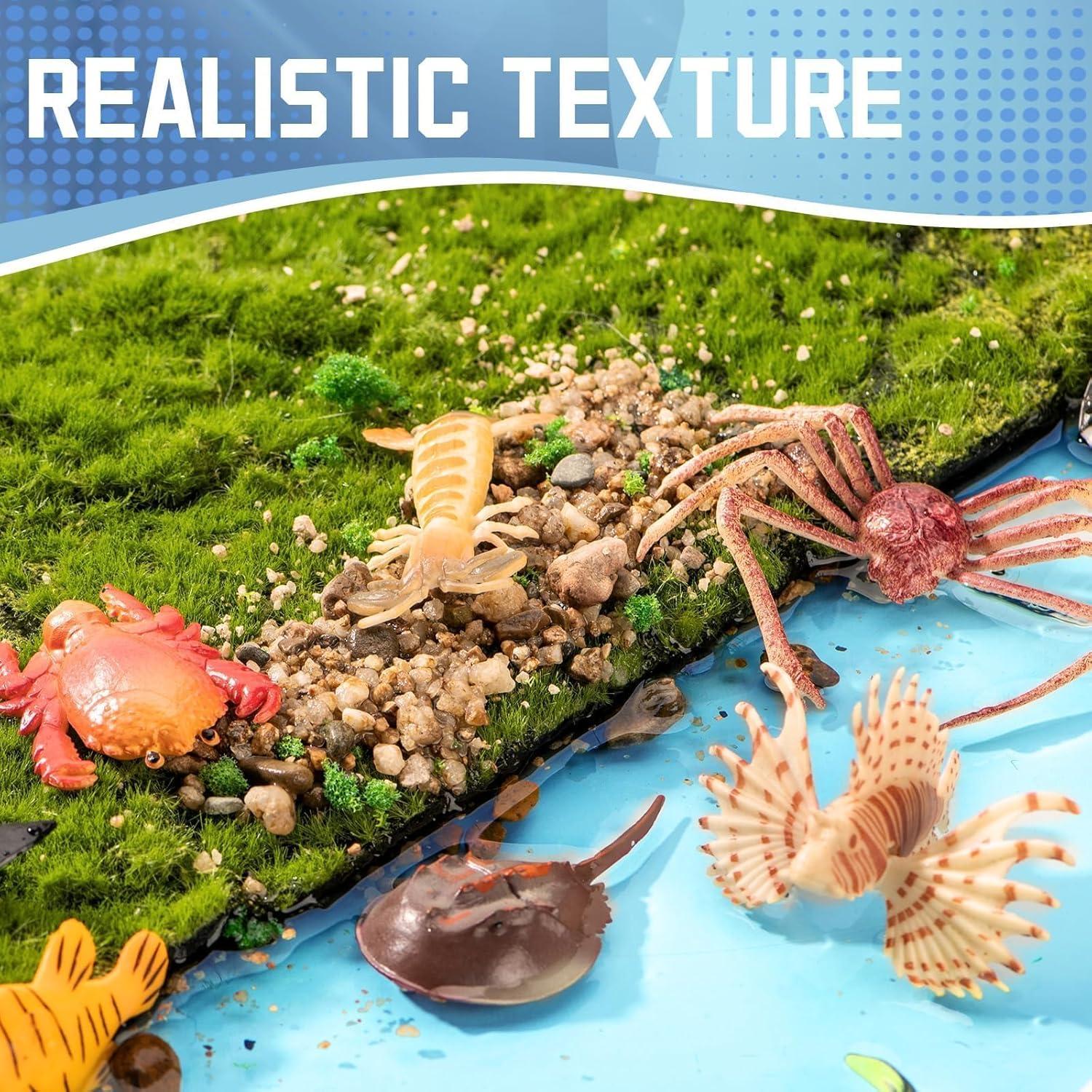 Set de Juguetes de Animales Marinos Yeonha Toys - 48 Piezas