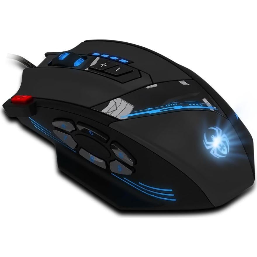 Ratón Gaming AFUNTA C12 12 Botones 8000DPI Ajustable
